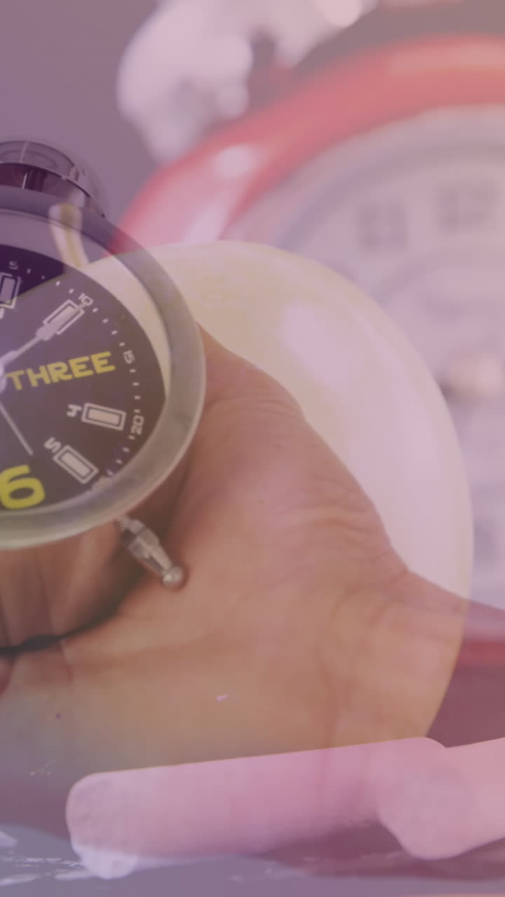 designación del reloj sobre el reloj de mano