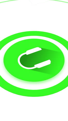 green headphones icon