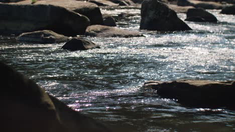 nature stream with large rocks