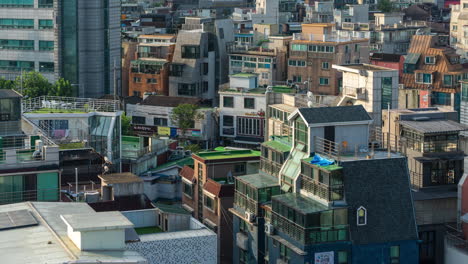 watch the bustling streets of hongdae come to life in a morning timelapse