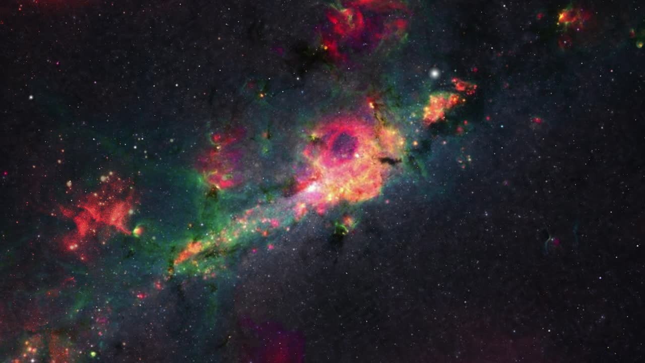 universo lleno de estrellas, nebulosa y galaxia