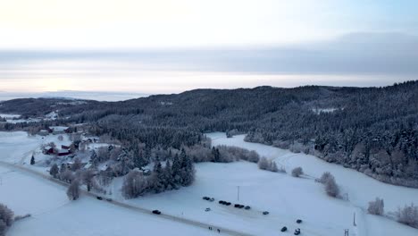 Durchqueren-Sie-Den-Bezaubernden,-Schneebedeckten-Wald,-In-Dem-Jeder-Ast-Zart-Mit-Einer-Unberührten-Schneeschicht-Geschmückt-Ist-Und-Eine-Magische-Atmosphäre-Schafft,-Die-Sie-In-Ein-Reich-Der-Ruhe-Entführt