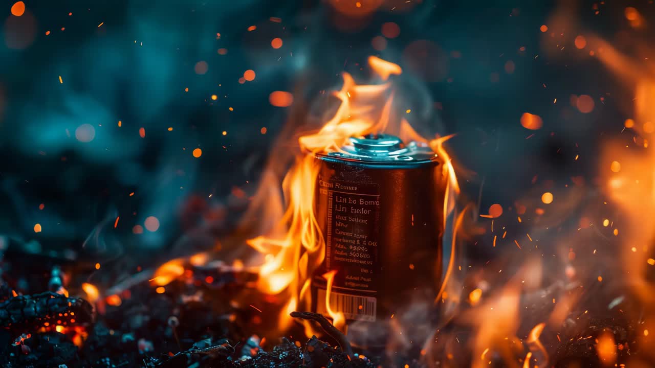 Can in a Fire