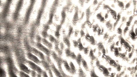 interference patterns form as waves encroach from one side