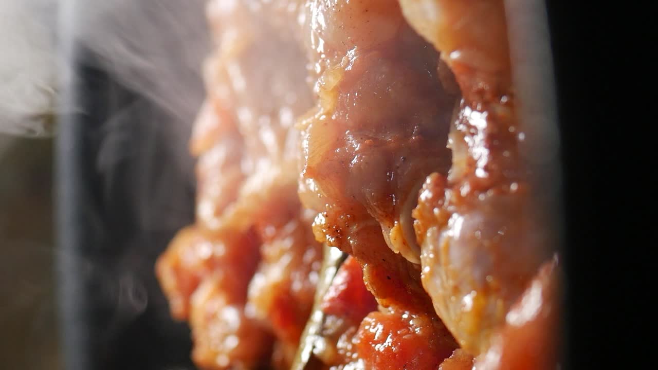 Chicken Skewers Cooking