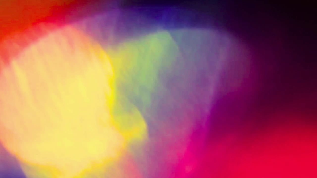 Effetti di luce astratti dinamici e bagliori dell'obiettivo colorati.