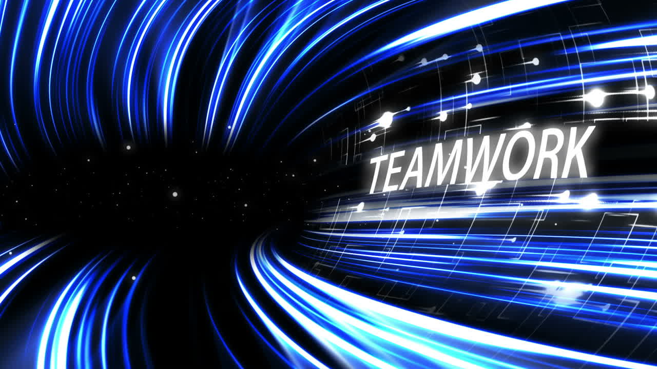 텍스트와 함께 파란 선의 비디오