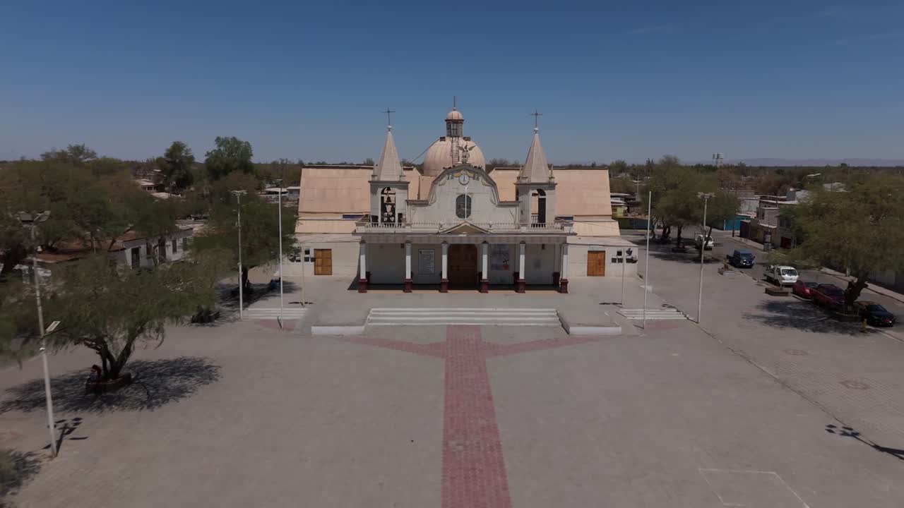 Iquique La Tirana town religious party church plaza de armas square north of chile