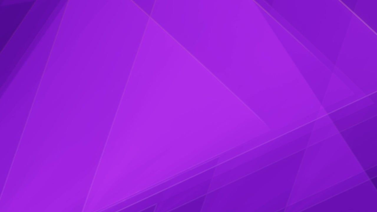las formas del triángulo púrpura crean una animación abstracta tranquila en bucle