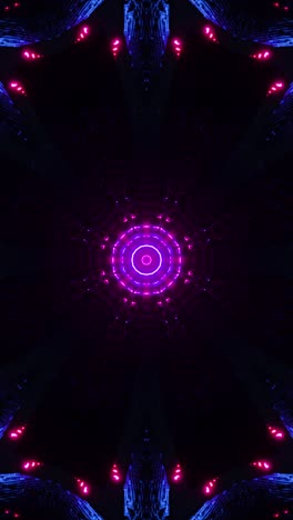 red blue neon motion background vj loop. vertical looped video