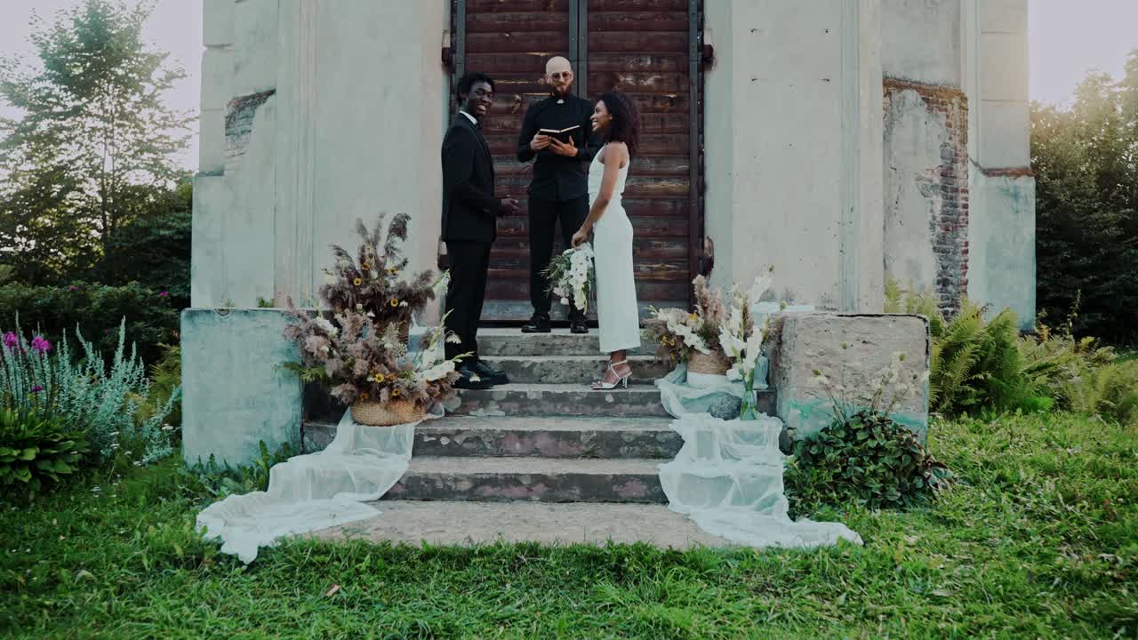 An Outdoor Wedding Ceremony