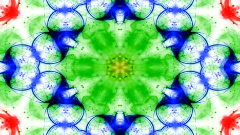 abstracto pincel tinta concepto liso patrón simétrico ornamental decorativo caleidoscopio movimiento círculo geométrico y formas de estrellas