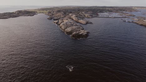 Schöne-Küste-In-Südnorwegen.-Drohnenaufnahmen