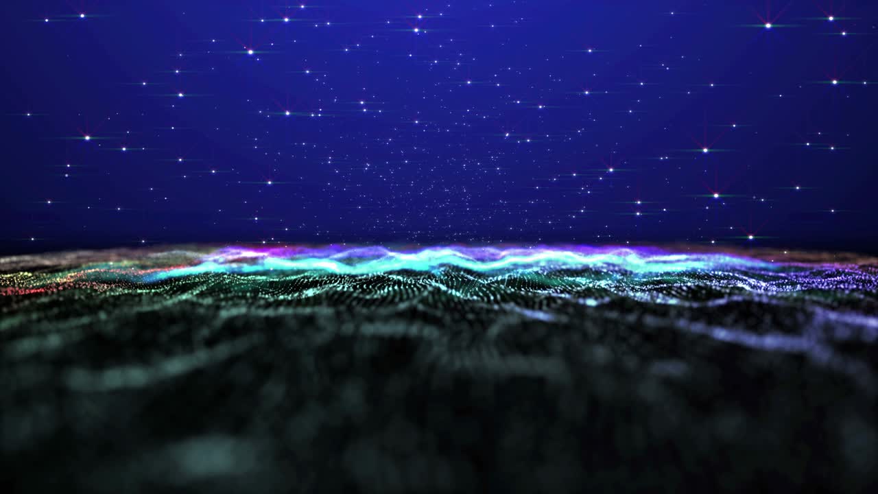 space abstract light flare 4k