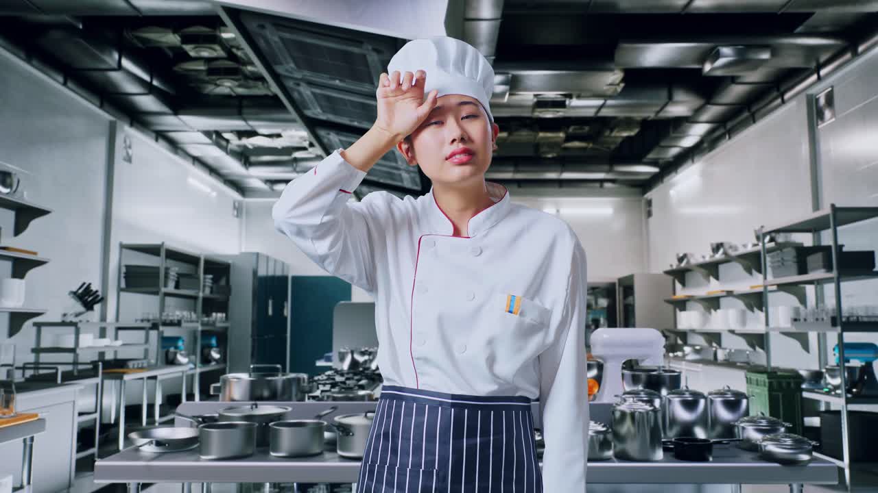 현대적 인 부 에서 피곤 한 요리사