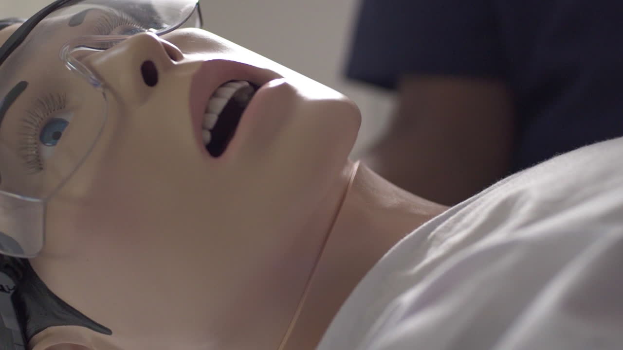 바이탈 사인 실습: 의료 시뮬레이션 마네킹 사용