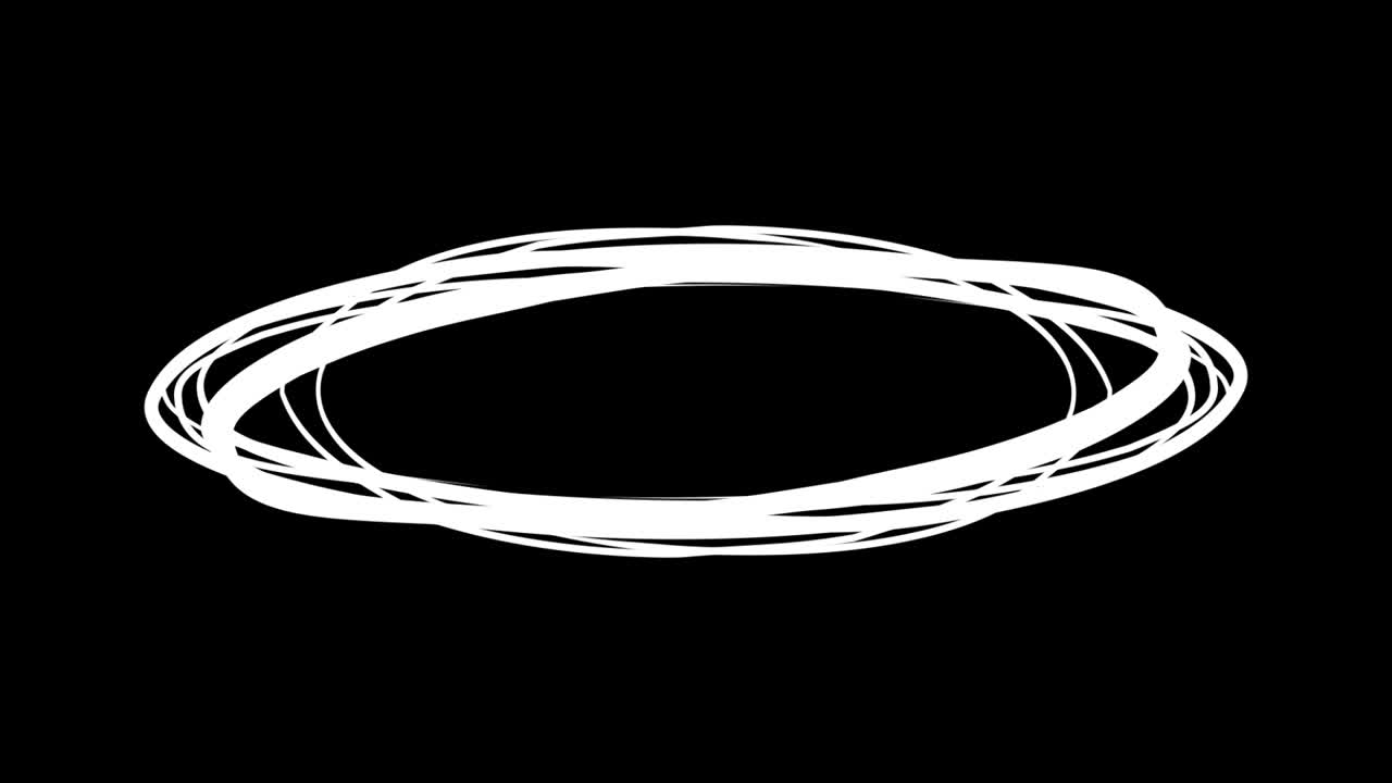 Abstract Scribble Circle