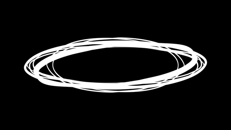 Abstract Scribble Circle