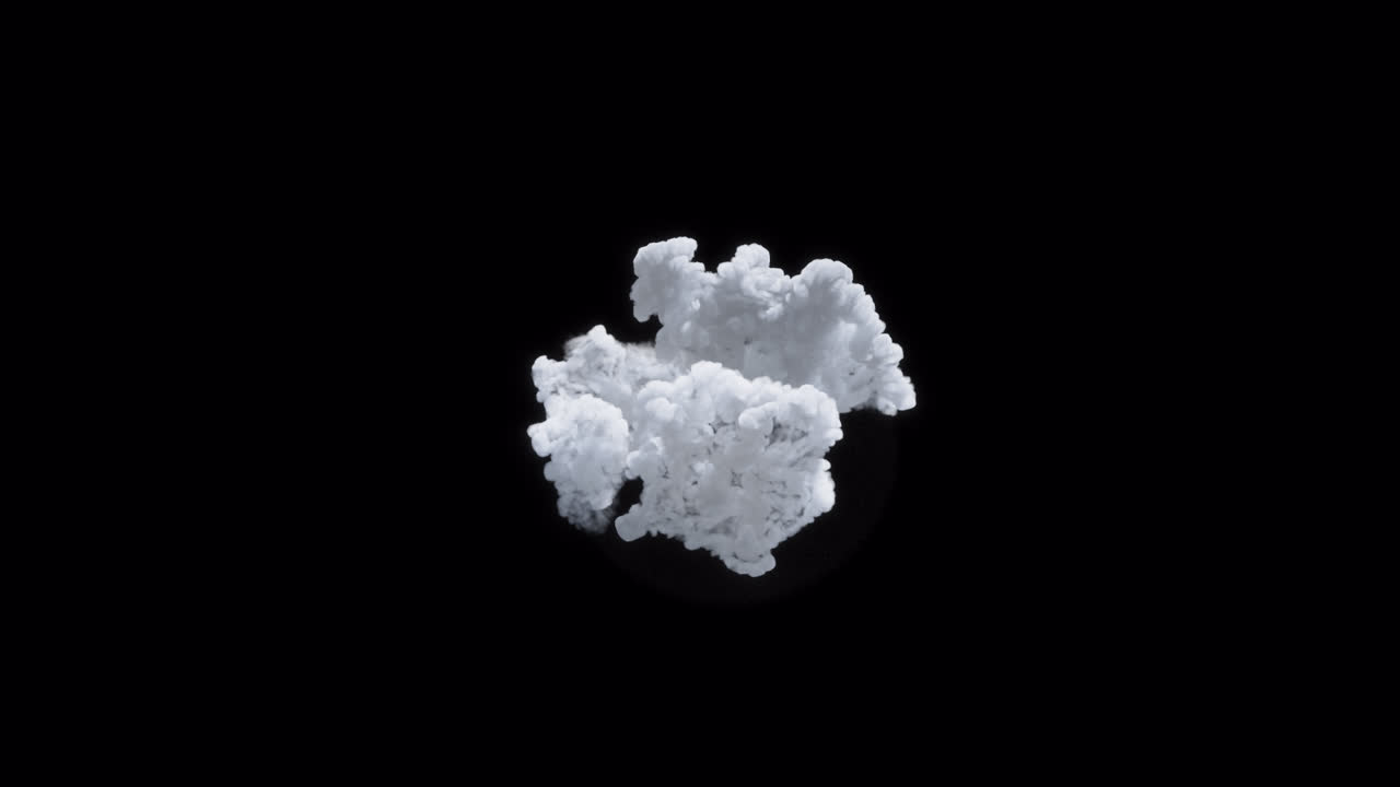 Volumetrisk sky på gennemsigtig baggrund alfa