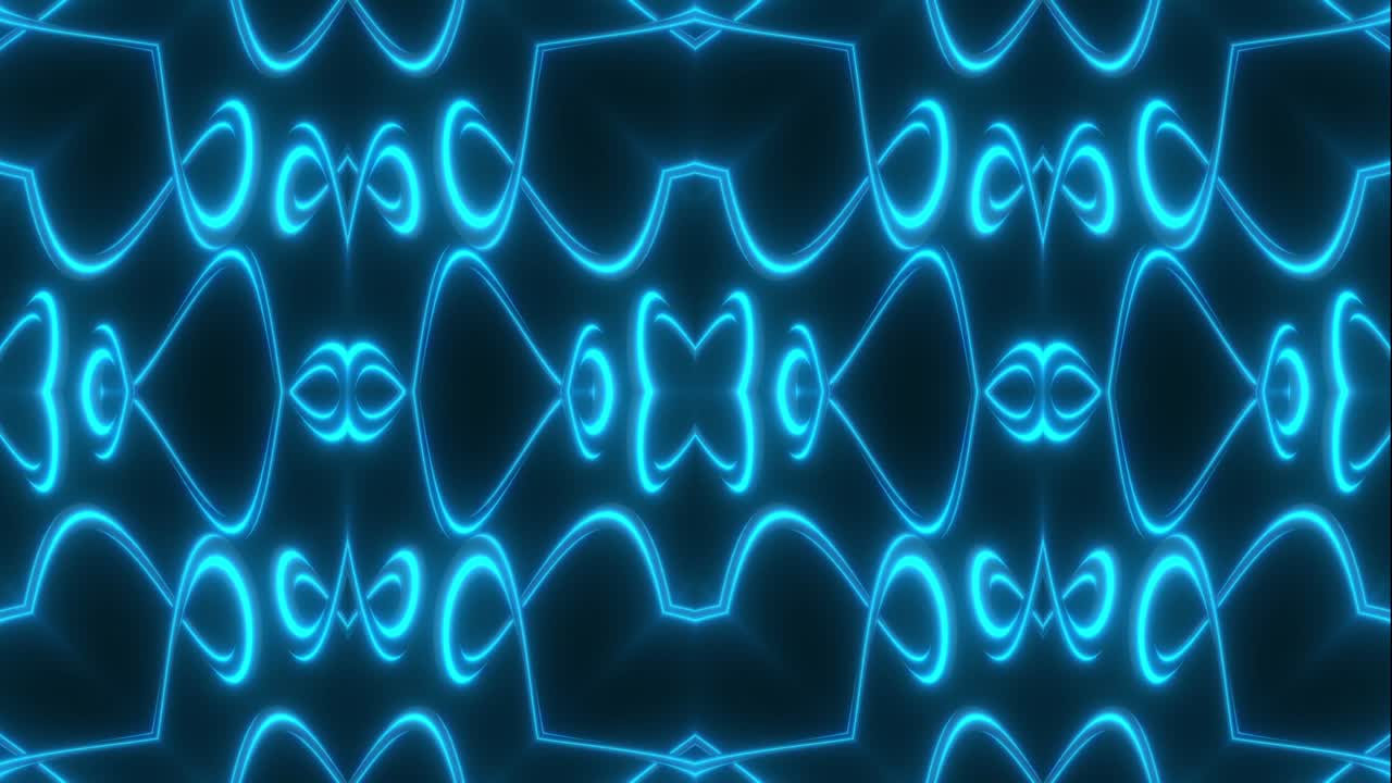 patrón geométrico azul neón abstracto