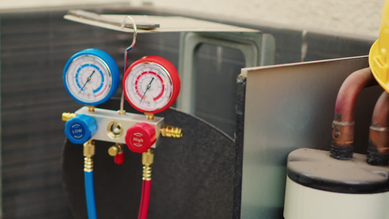 HVAC pressure measurement device