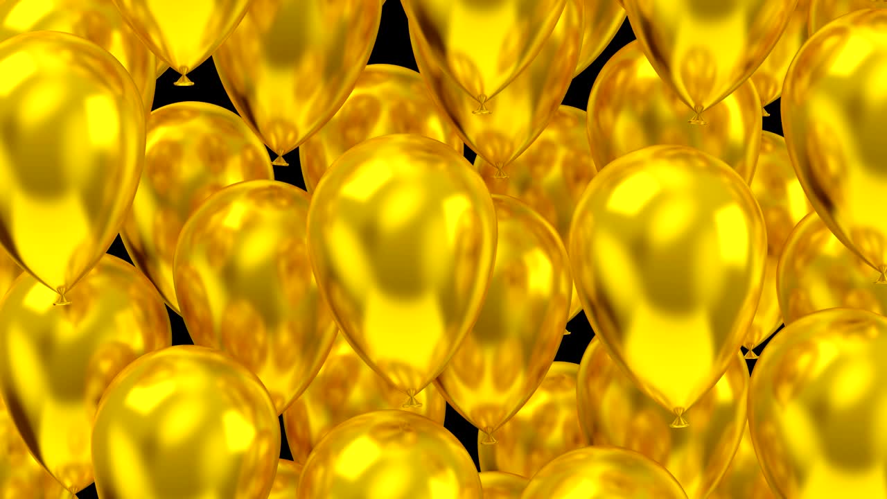 los globos que vuelan hacia arriba