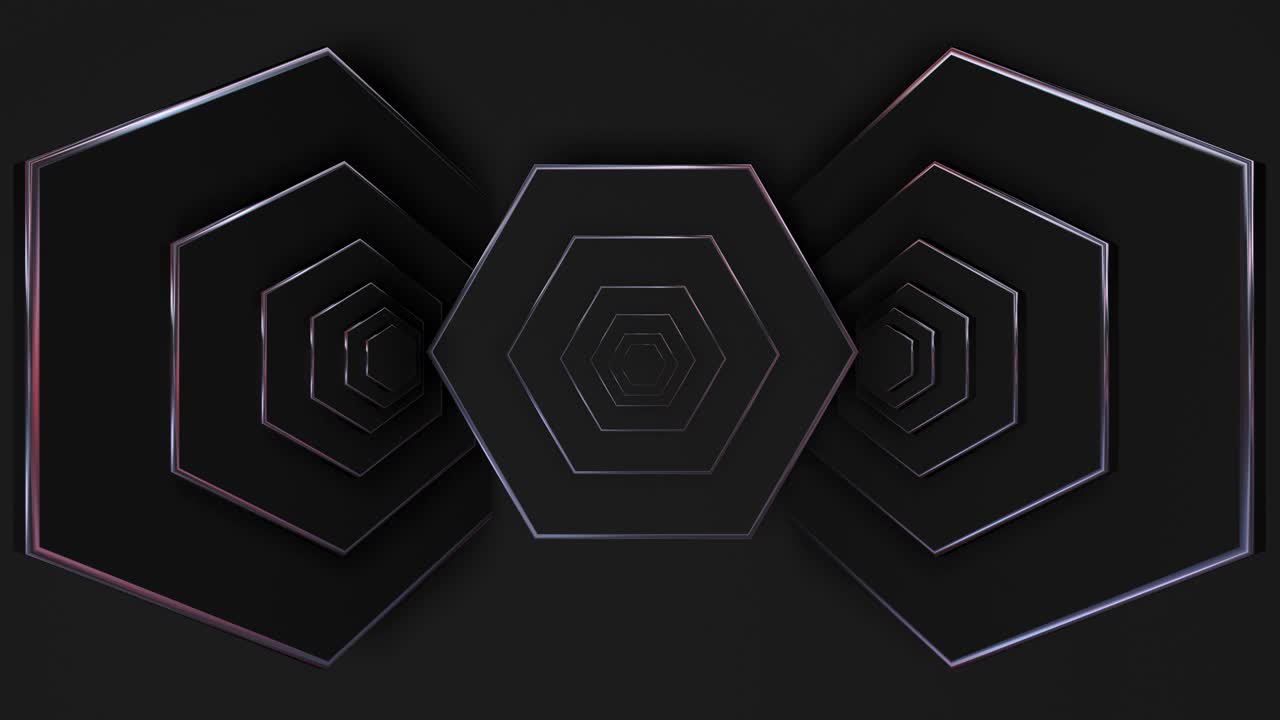 Abstract Hexagonal Design