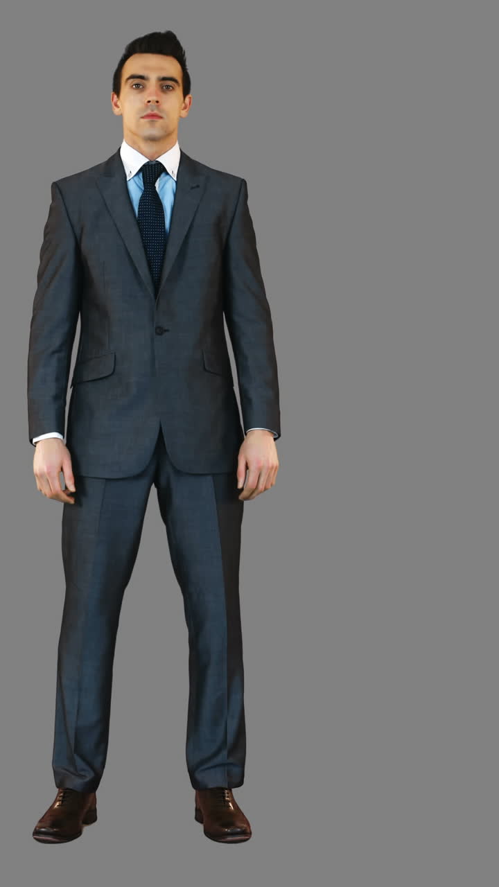 Retrato de hombre de negocios confidente