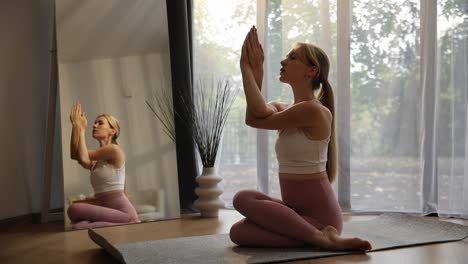 engaging in a serene yoga practice within a sunlit room can bring inner peace and wellness