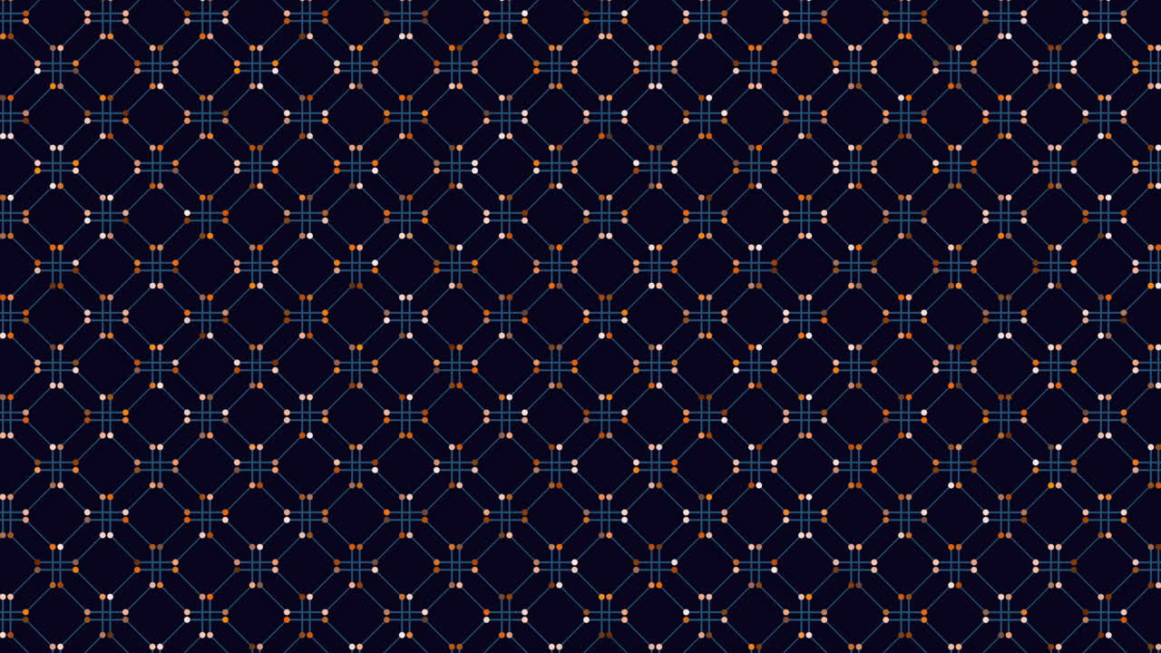 네온 색상의 무지개 픽셀 및 기하학적 미래형 패턴