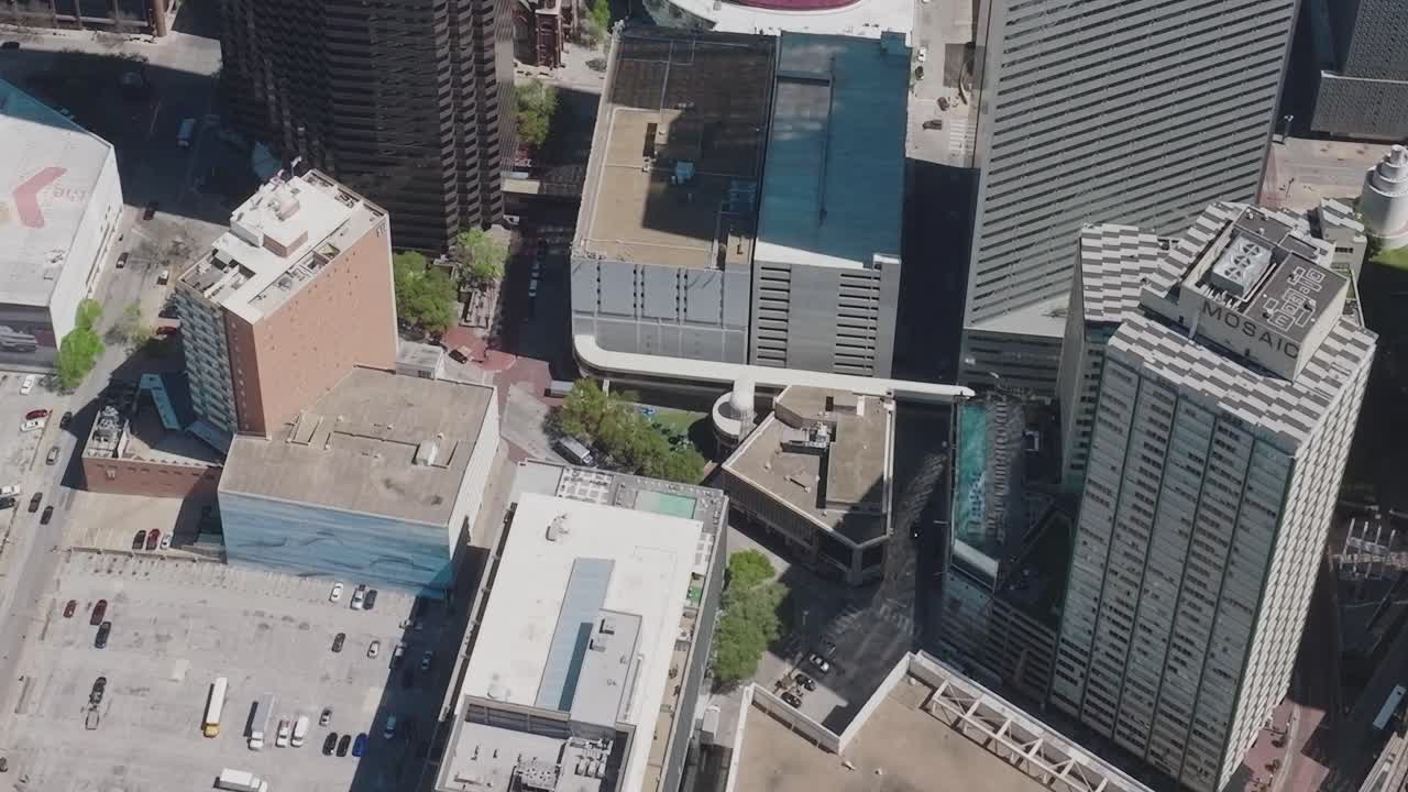 Centro de Dallas, Texas, visto de cima