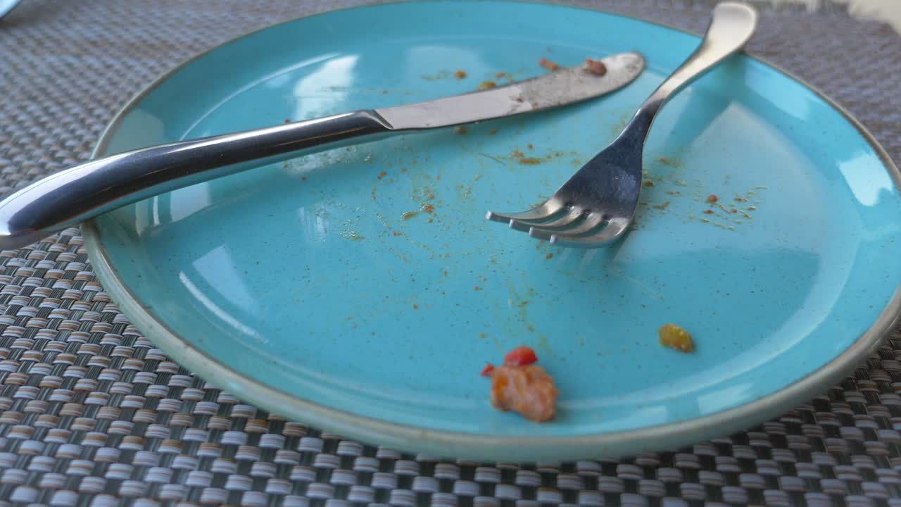Empty Plate with Utensils