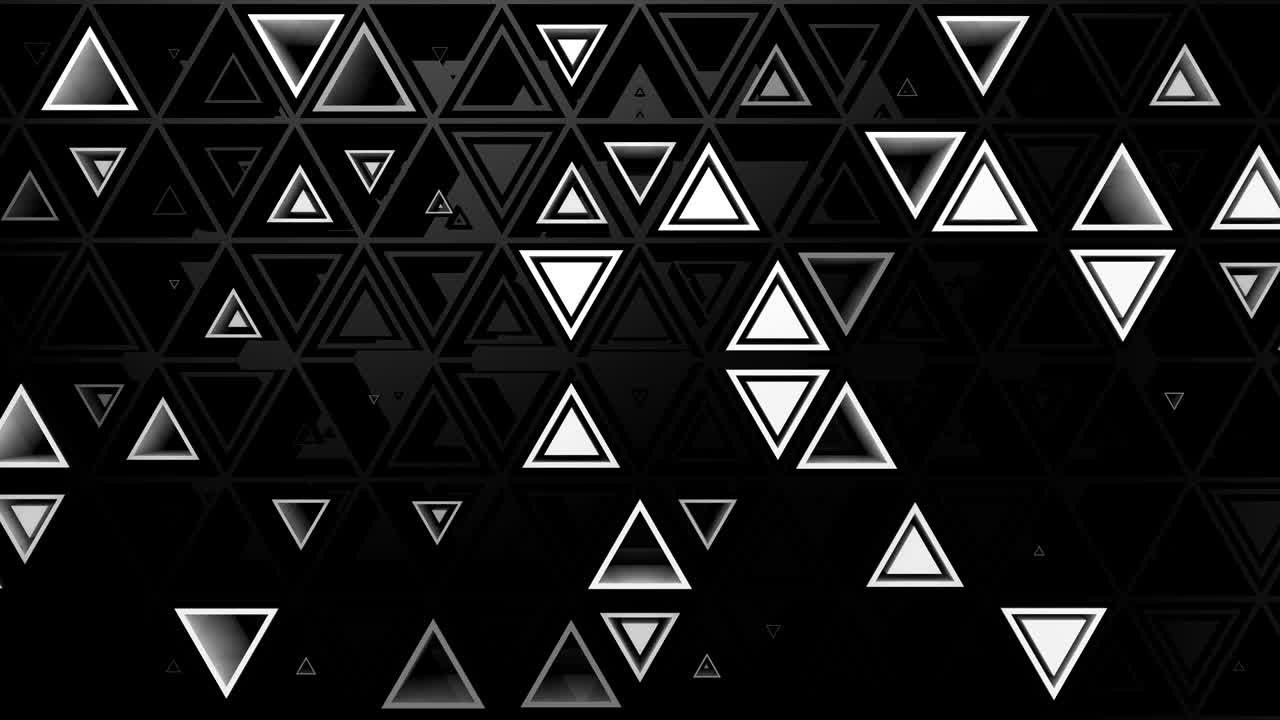 el fondo de los triángulos