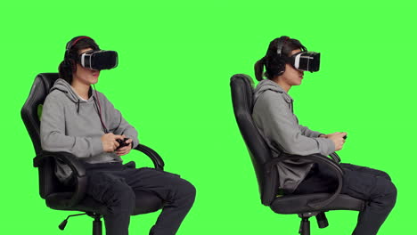 Spieler-Haben-Spaß-Mit-VR-Kopfbedeckungen
