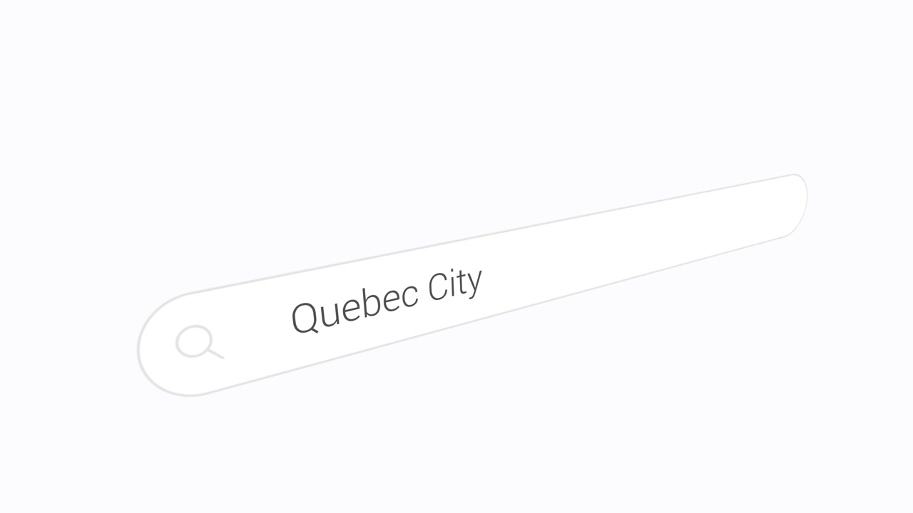 Searching For Quebec City Online - Close Up