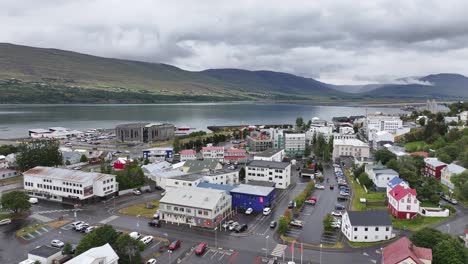 akureyri, en el país de islandia