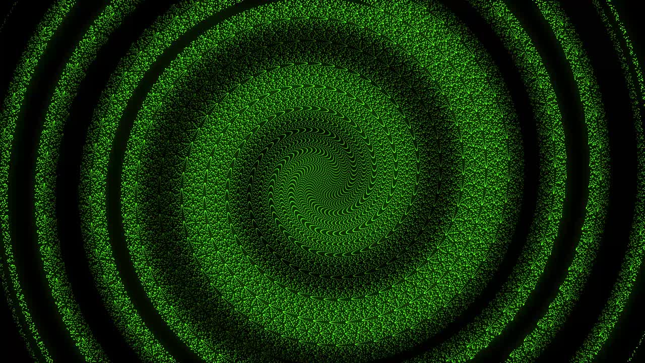 Green color Dot Shape Pattern animation motion graphics