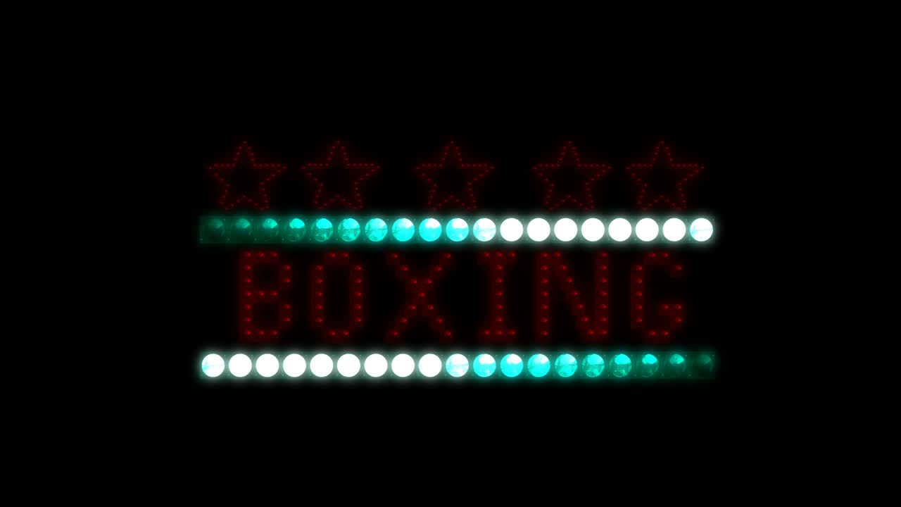 Logo Luminoso Boxe Pixel LED