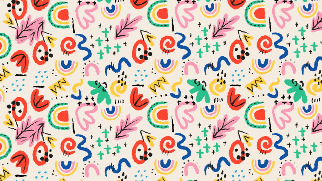 diseño gráfico de movimiento de formas abstractas