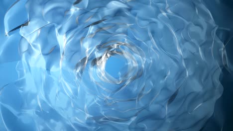 animation of beautiful clear water swirl ,whirl or spinning background.