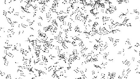 musical notes on white background