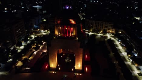 Monument-to-the-Revolution,-Mexico-City-commemorating-the-delegation-of-Catalonia