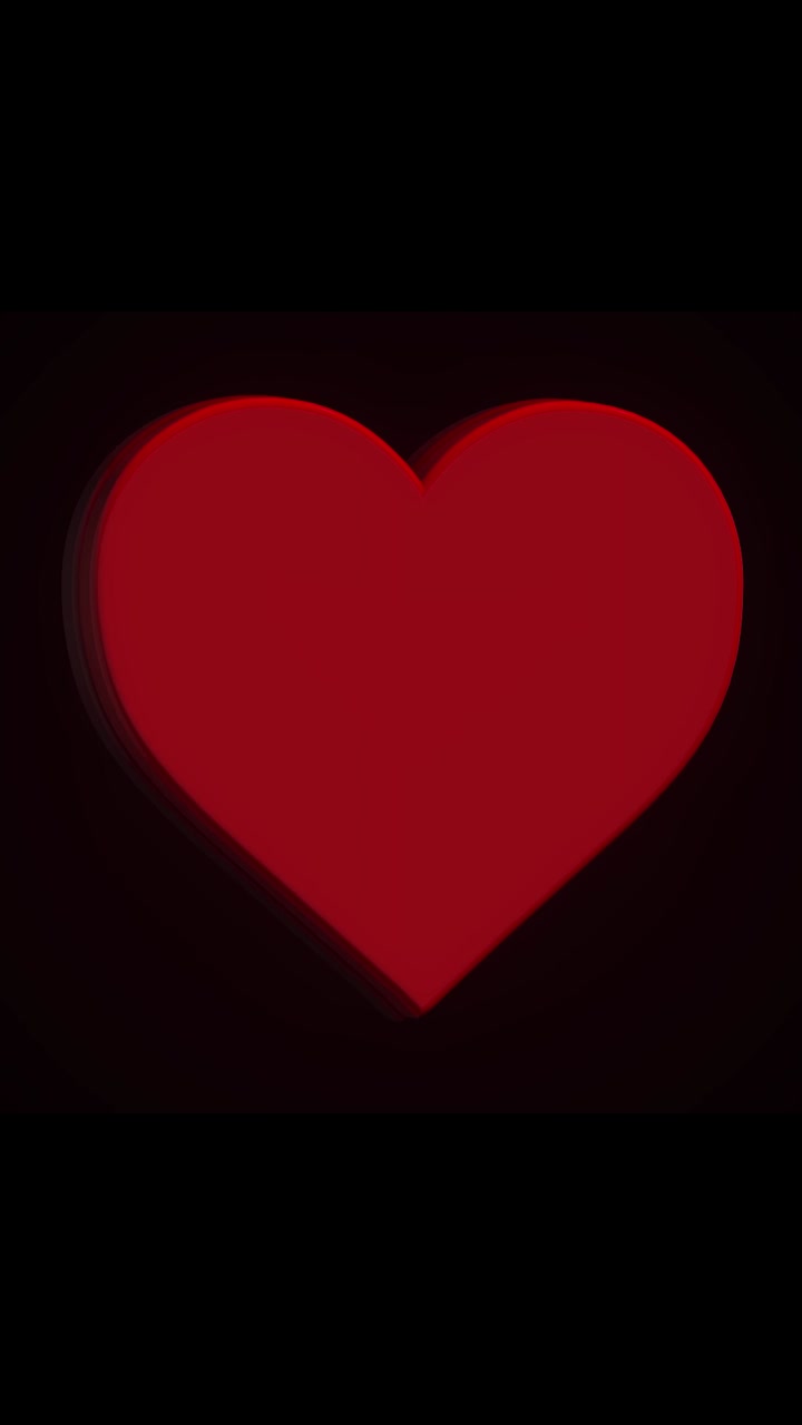 símbolo de corazón rojo