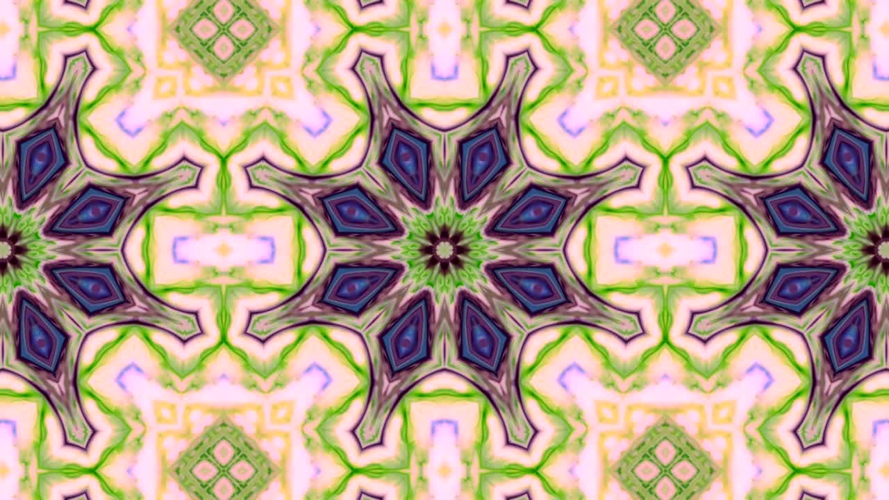 movimiento de fondo de kaleidoscopio abstractamente colorido