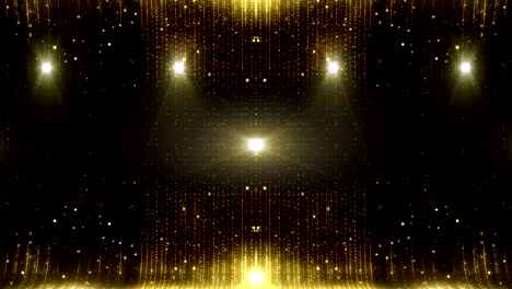 gouden led ontwerp lus achtergrond