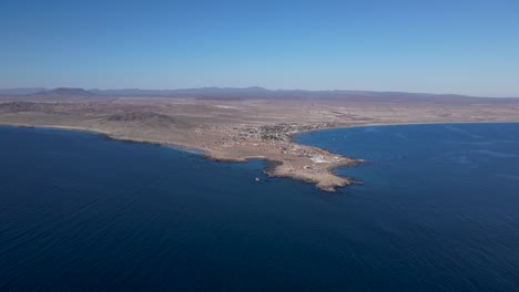 península de bahía asunción en un día soleado y despejado