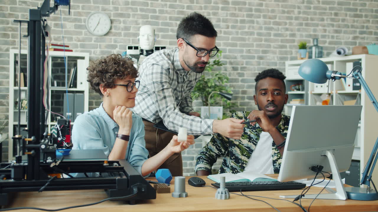 Team Collaboration in a Modern Design Studio