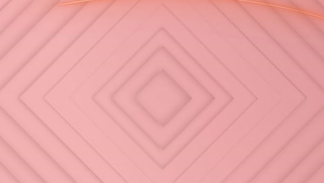 animación de diamantes rosados pulsantes en un bucle sin costuras