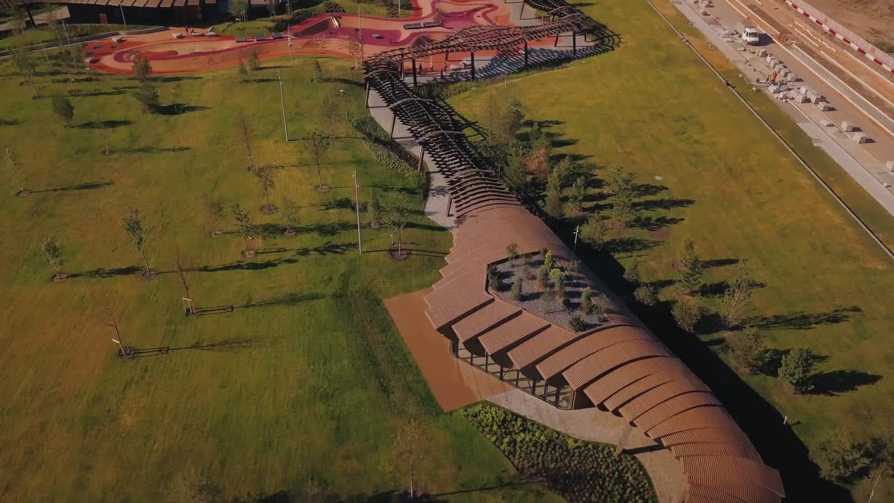 москва новый парк зил из фильма с дрона