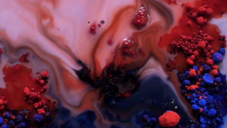 arte abstracto de mezcla de colores